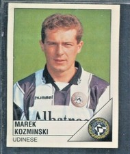 UDINESE, MAREK KOZMINSKI sticker n.312-PANINI FIGURE 1995/96-new,perfect