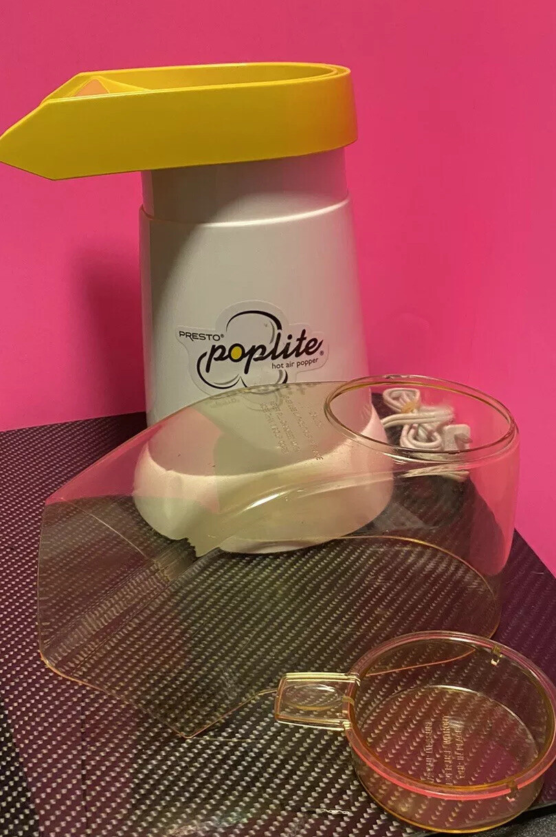 Vintage Presto Popcorn Now Plus Hot Air Popper Model 0482005 1440 Watts for sale online