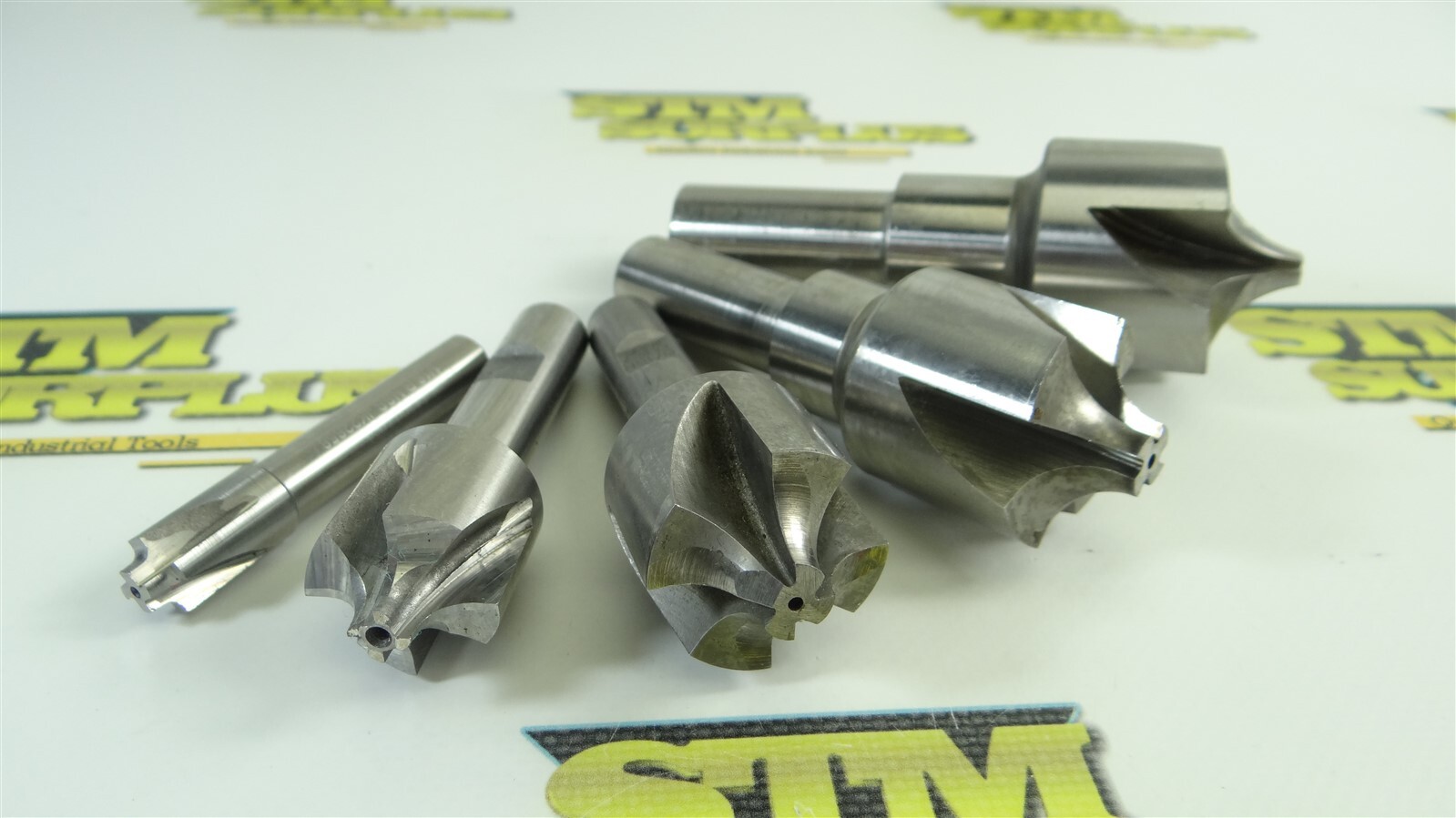 LOT OF 5 HSS CORNER ROUNDING END MILLS 1/16" 3/16" 5/16" 3/8" & 1/2