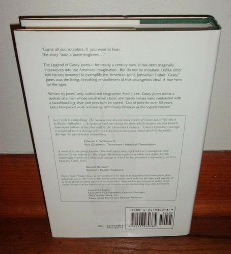 CASEY JONES-The True Story of John Luther "Casey" Jones-Lee-BRAND NEW hc dj-RARE - Picture 6 of 8