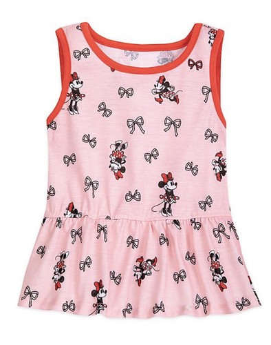 NEU Minnie Mouse Pyjama Set mit Schlafmaske Disney Store Kleinkind Mädchen Größe 3T - Bild 2 von 5