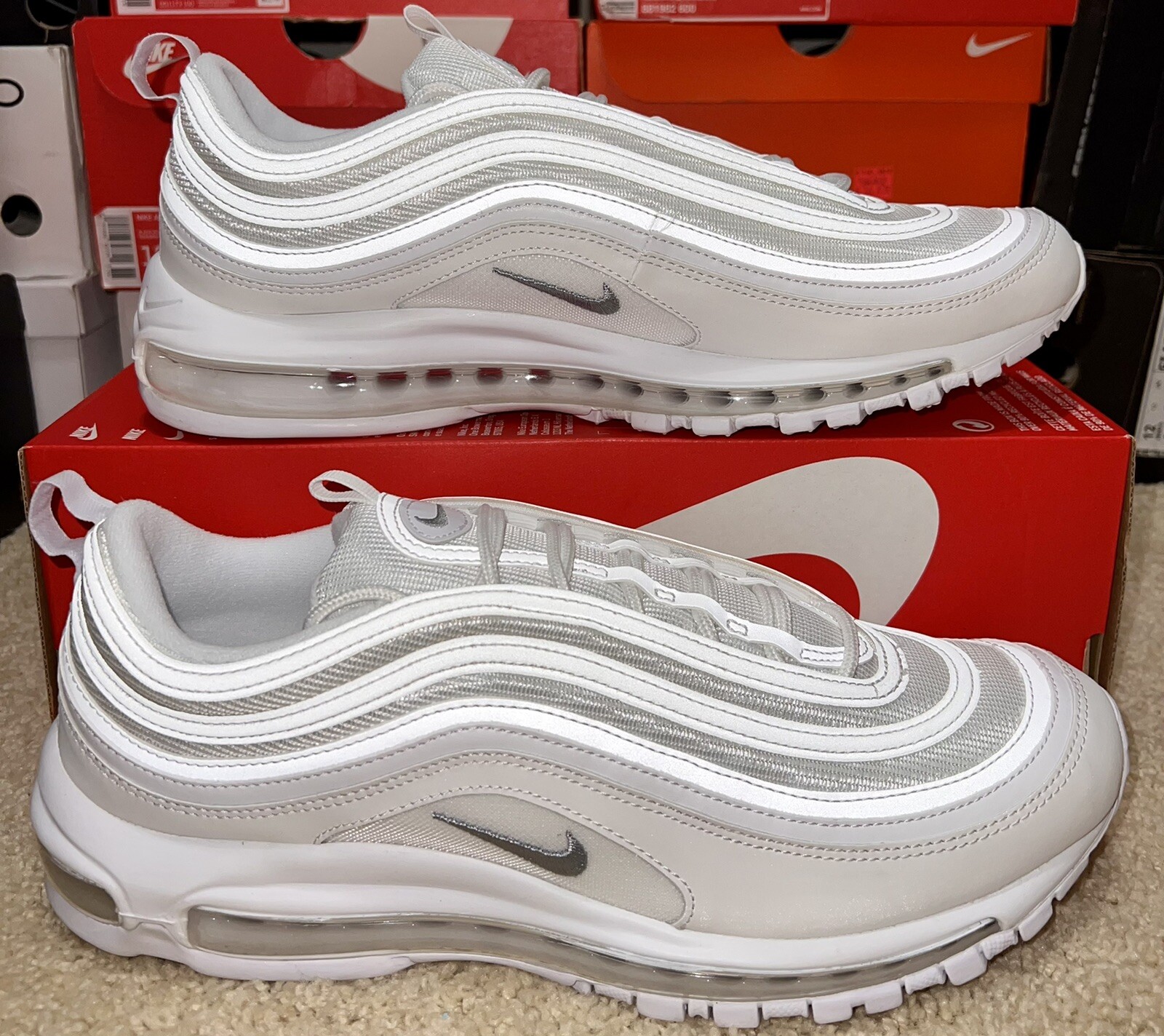 nike 97 triple white