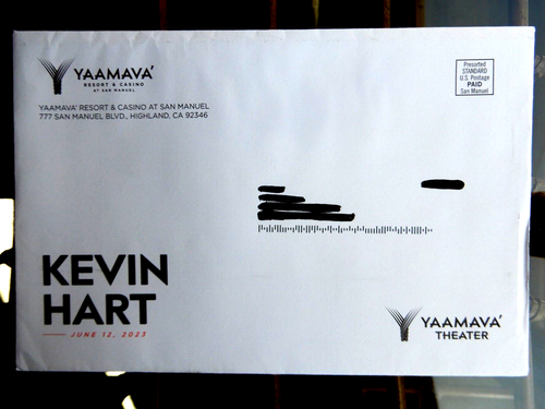 KEVIN HART CONCERT TICKET Advertisement 6/12/23 YAAMAVA RESORT CASINO Comedian - Picture 8 of 11