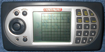 TOY QUEST SU DOKU SUDOKU PLUS HANDHELD ELECTRONIC PUZZLE GAME WCL-2046A - NICE