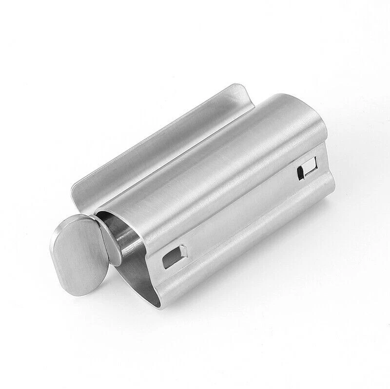 Toothpaste Tube Squeezer, Stainless Steel Rolling Cream Tube Dispenser Holder - Image 4 of 4