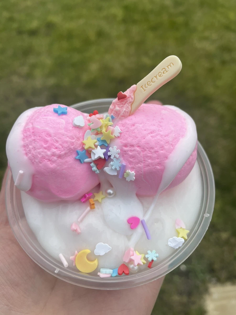 DIY ice cream scented slime with charm 8oz eBay