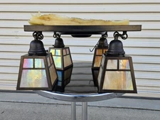 Arroyo Craftsman A-Line Shade 4 Light Ceiling Mount