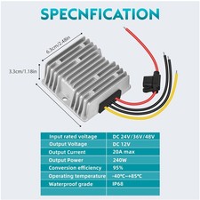 Step Down 48V to 12V Converter - Golf Cart Voltage