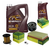 Mann Inspektionspaket 6L Mannol Energy 5W-30 FüR Renault Megane Scenic 1.9 D