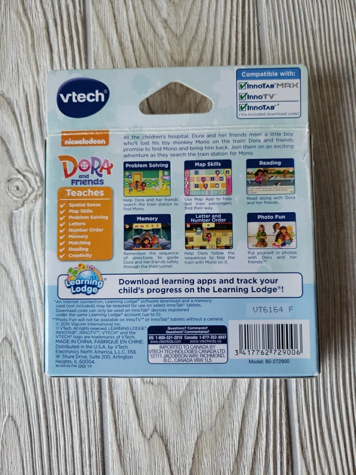 2 InnoTab Learning Games Vtech Hello Kitty & Dora and Friends Ages 3-6y Pre-K-K - Image 3 of 4