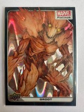 2022 UD Marvel Platinum Teal Wave Groot 204/799
