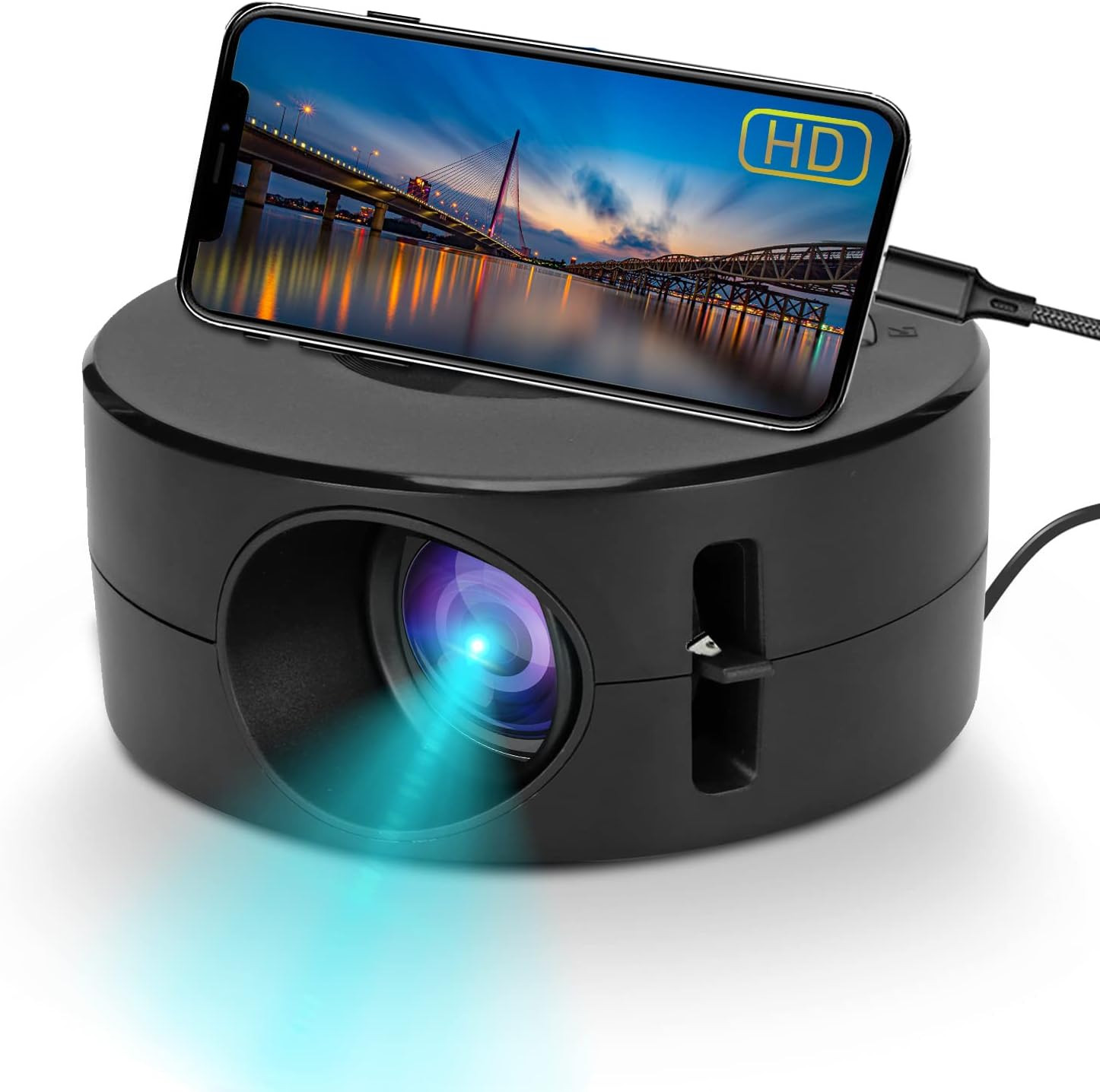 Mini Proiettore Portatile LED HD: Cinema Ovunque per i Tuoi Figli