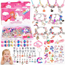 Bracelet Making Kit for Girls, Unicorns Gifts for Girls, Arts and Crafts for Kid