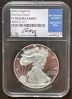 2020-S $1 SILVER AMERICAN EAGLE NGC PF70 First Day of Issue EDMUND C MOY : 06761