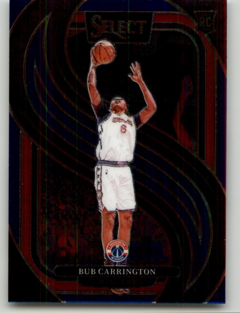 2024-25 Panini Select Bub Carrington Blue (Retail) Rookie #197 RC Wizards
