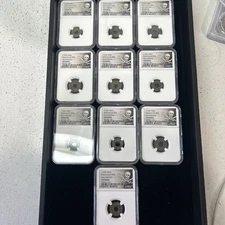 SASA Lot Of (10) AH1658-1805 Indonesia Pitis Palembang NGC Genuine PIRATE MONEY