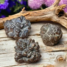 3 PCS Natural Prophecy Stones Energy Crystal Healing Reiki Mineral Specimen Gift