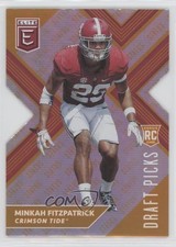 2018 Panini Elite Draft Picks Status Orange Die-Cut Minkah Fitzpatrick #122 ni4