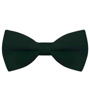 Black Bow Ties for Men Solid Color Bowties Mens Pre-Tied Adjustable Bow Green