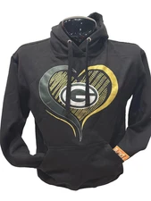 Green Bay Packers Unisex Heart Hoodie Casual  Sweatshirts Jogging Hooded Coat
