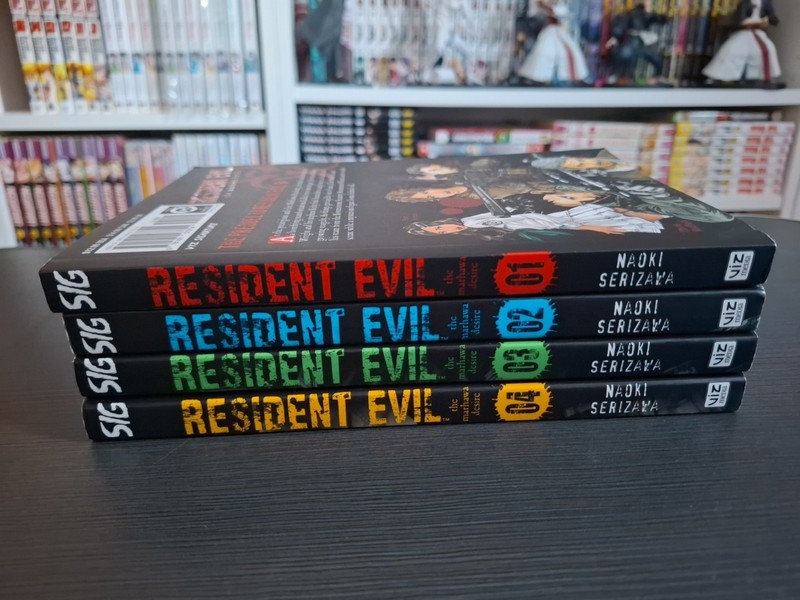 RESIDENT EVIL MARHAWA DESIRE 1-4 Manga set