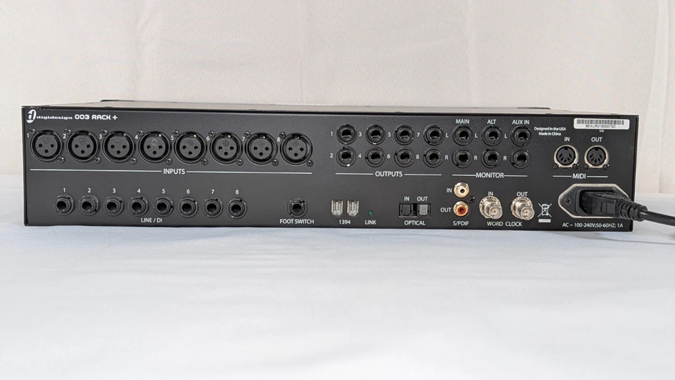 DIGIDESIGN Digi 003 RACK+ FireWire Audio Interface with 8 Mic Preamps - Image 4 of 4