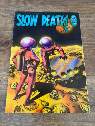 Slow Death # 4 FN Last Gasp Underground Comic Book Comix 1 J348