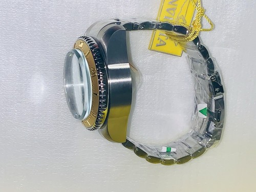 OROLOGIO INVICTA UOMO 52MM HYDROMAX PRO DIVER CON QUADRANTE ORO 44746 NUOVO! - Foto 7 di 12