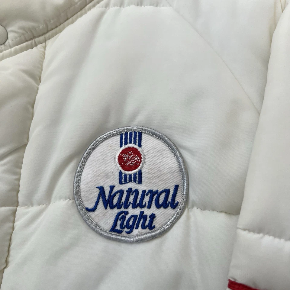 Vintage 70s natural light beer winter jacket Large swingster vtg outdoors - Image 4 of 4