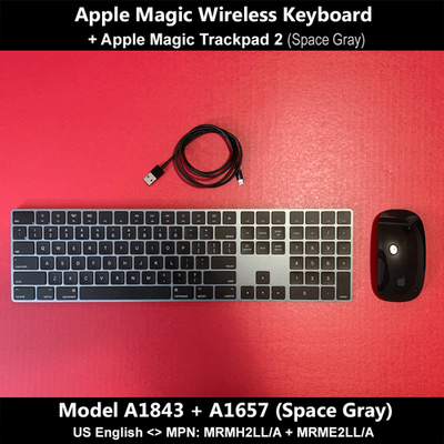 Apple Magic Keyboard with Numeric Keypad + Magic Mouse 2 (Space
