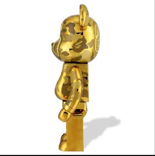 BE@RBRICK - BE@RBRICK BAPE(R) CAMO SHARK 1000％　Gold NEW Medicom Toy BE@RBRICK BAPE(R) CAMO SHARK 1000％ GOLD