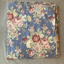 Vintage Eddie Bauer Home Floral Queen Duvet Cover 83 x94” Cottage Heritage Roses