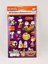 30 American Greetings Halloween Puff Stickers/HALLOWEEN PEANUTS