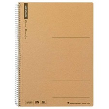 Maruman B5 Spiral Notebook 80 Sheets Blank Kraft Cover Micro-Perforated New