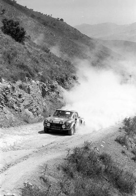 Bjorn Waldegard Claes Goran Andersson Fiat 124 Abarth Rallye Moroc- Old Photo 15