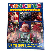 Vintage 1993 TOYS "R" US TOY Catalog Christmas Cupon Book TOYS R US