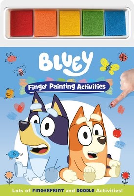 Bluey Finger Malbuch Doodle Activity Malblock enthält Farben