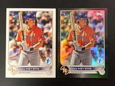 2022 Topps First 1st Edition #295 Jake Meyers Black Foil /25 RC Rookie + Base