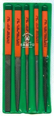 New Tsubosan Set File 5 Pcs Medium Particle St00502 From Japan Tsubosan File Set