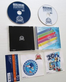 History of Sonic Music 20th Anniversary Edition CDs SEGA CD WWCE31259 2011