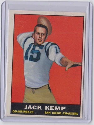 1961 Topps #166 Jack Kemp NRMT Set Break - Photo 1/2