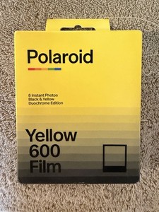 Polaroid 600 Instant Film: Yellow Duochrome Edition Expired Rare