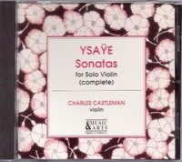 Castleman - Sonatas For Solo Violin - Cd - G3Z