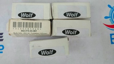 WOLF TL-44 HALOGEN LAMP JC 24V 250W 20H  LOT OF 5