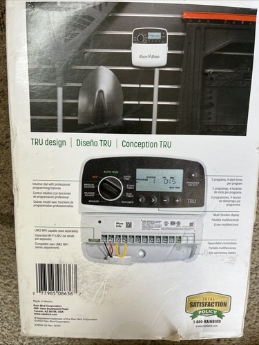 Regolatore irrigazione interno Rain Bird TRU 6 stazioni - Foto 4 di 4