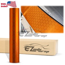 Honeycomb Carbon Fiber Satin Hex Car Vehicle Auto Sticker Decal Vinyl Wrap Sheet