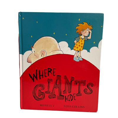 Where Giants Hide Ages 4-8 hardcover Book (Some corner damage to book)