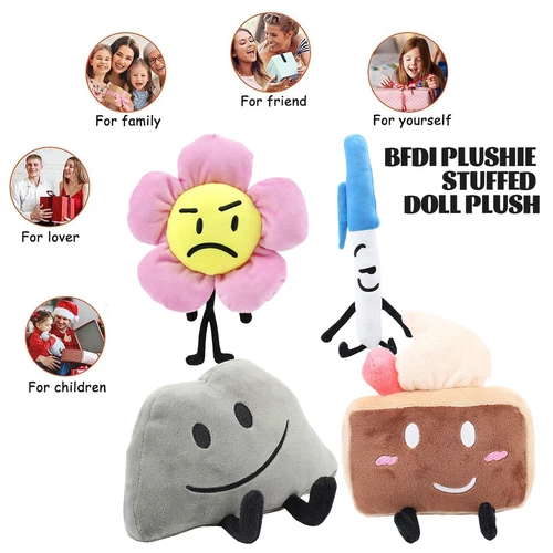 Battle for Dream Island Plush Toy BFDI Leafy Number Letter Stuffed Doll Kid Gift - Bild 10 von 365