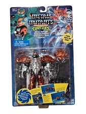 Vtg 1995 Teenage Mutant Ninja Turtles Metal Mutants Michaelangelo HIGH GRADE!