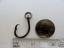 40 Ringed Circle Hooks 2x Strong Size 2/0 Black Nickel – 40 Pieces Fishin Hooks